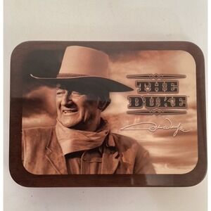 Playing Cards & Tin John Wayne "The Duke" Two Decks Sealed New